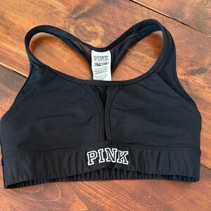 PINK Victoria's Secret Ultimate Black Sports Bra Small